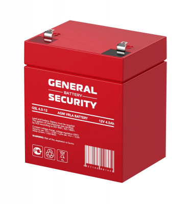 Аккумулятор 12В 4.5А.ч General Security GSL4.5-12