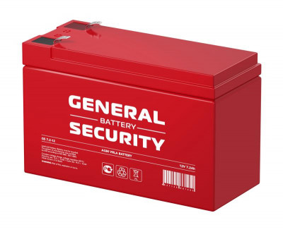 Аккумулятор 12В 7.2А.ч General Security GS7.2-12
