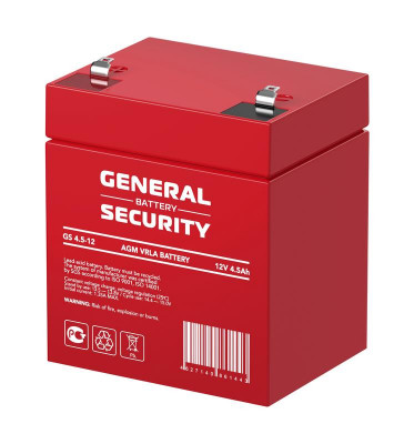 Аккумулятор 12В 4.5А.ч General Security GS4.5-12
