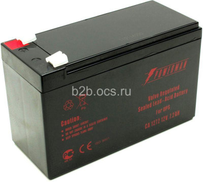 Батарея Battery CA1272 напряжение 12В емкость 7А.ч макс. ток разряда 105А макс. ток заряда 2.1А свинцово-кислотная типа AGM тип клемм F2 Д/Ш/В 151/65/94 2.21кг POWERMAN 1000425603