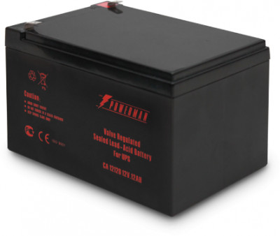 Батарея Battery CA12120 напряжение 12В емкость 12А.ч макс. ток разряда 180А макс. ток заряда 3.6А свинцово-кислотная типа AGM тип клемм F2 Д/Ш/В 151/98/94 3.6кг POWERMAN 1000425504