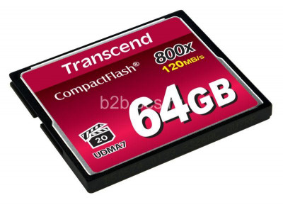 Карта памяти TS64GCF800 64GB Compact Flash 800x Transcend 1000501868