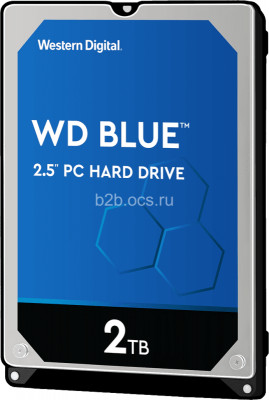 Диск жесткий WD20SPZX HDD WD SATAIII 2Tb 2.5дюйм Blue 5400 128Mb WD 1000469727