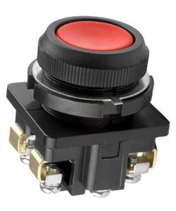 Выключатель кнопочный КЕ-011 У3 исп.3 2р цилиндр IP40 10А 660В красн. Электротехник ET511660