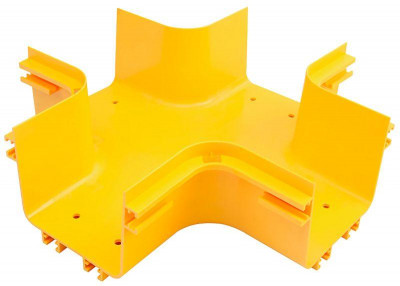 Соединитель Х-образ. горизонтальный оптич. лотка 120мм ITK DS-120-31330