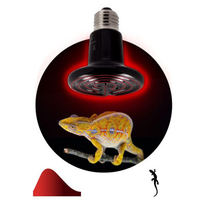 Излучатель тепловой (лампа инфракрасная) FITO-150W-НQ CeramiHeat RX 150Вт E27 для брудера/рептилий керамическая (не дает света) Эра Б0052716