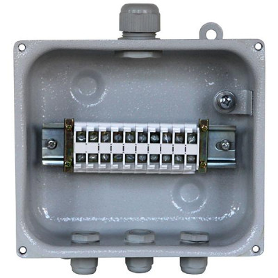 Коробка клеммная У-614 У2 10 клемм IP54 (пластиковые вводы PG) Электротехник ET003154