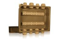 Коробка клеммная КС-40 У2 40 клемм IP65 (пластиковые вводы MG 25х4/MG 32x4) Электротехник ET013211