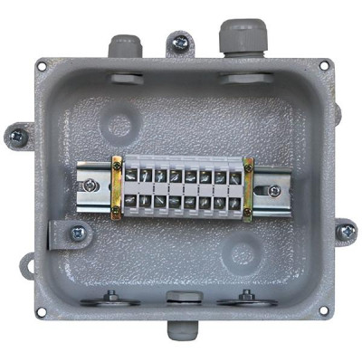 Коробка клеммная КЗНС-08 У2 8 зажимов IP54 (пластиковые вводы PG) Электротехник ET000620