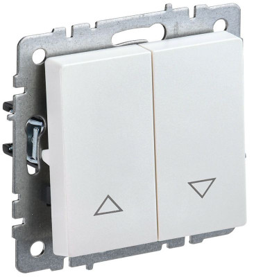 Выключатель жалюзи СП BRITE ВС10-1-5-БрЖ 10А механизм жемчуж. IEK BR-V15-0-10-K36