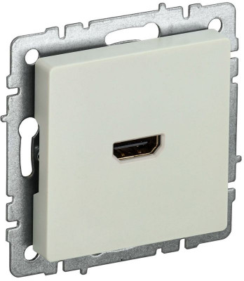 Розетка СП BRITE HDMI РHDMI-0-БрКр механизм беж. IEK BR-H10-K10