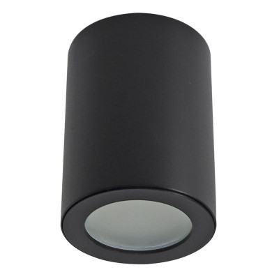 Светильник декоративный DLC-S606 IP44 BLACK Sotto GU10 накладной без лампы метал. черн. Fametto UL-00008861