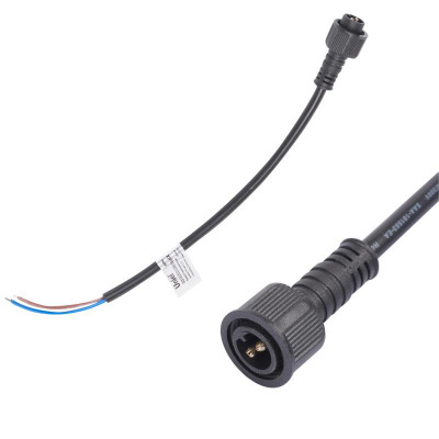Провод UCX-LD2/L52-0.25M/M7 DC24V BLACK 25см для подключ. линейных прожекторов 24В L52 L53 к блоку питания разъем 