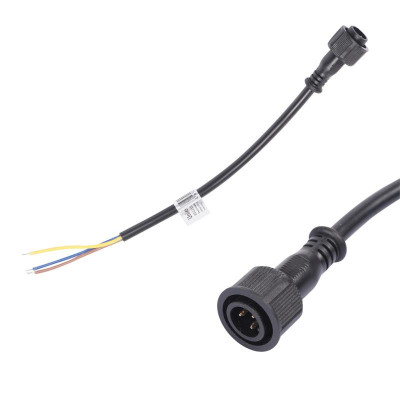 Провод UCX-LL2/L52-0.25M/M7 220V BLACK 25см для подключ. линейных прожекторов 220В L52 L53 разъем 