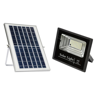 Прожектор светодиодный ULF-M52S-40W/4000К/SOL SENSOR IP65 BLACK 4000К на солнечной батарее с датч. освещенности черн. Uniel UL-00008681