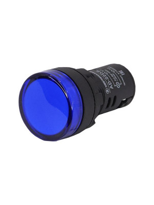 Лампа индикаторная AD-22DS светодиодная матрица d22мм 230В син. Электротехник ET520289