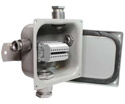 Коробка клеммная У-614 У2 10 клемм IP65 (метал. вводы) Электротехник ET000483