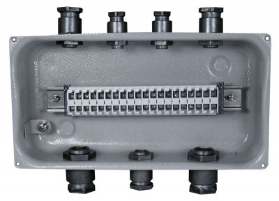 Коробка клеммная У-615 У2 20 клемм IP65 (метал. вводы) Электротехник ET011239
