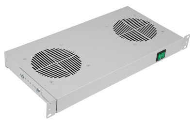 Модуль вентиляторный 2 вентилятора с термодатчиком без шнура питания 35С ВМ-2-19дюйм ССД 130411-00726