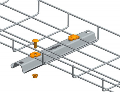 Комплект крепежный проволочного лотка к элементам системы подвесов (уп.50шт) Промрукав PR08.2467