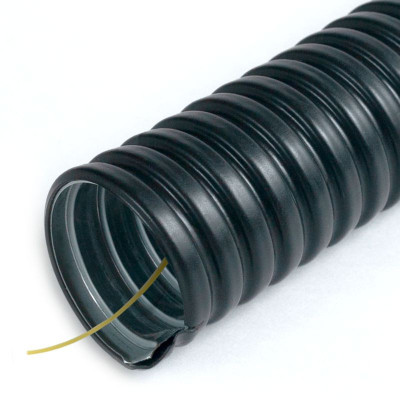 Металлорукав в ПВХ изоляции Р3-ЦП-НГ-LS-25 d25 с протяжкой (уп.50м) Промрукав PR04.01102