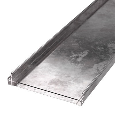 Лоток листовой неперфорированный 400х50 L3000 сталь 1мм стандарт Промрукав PR16.0058