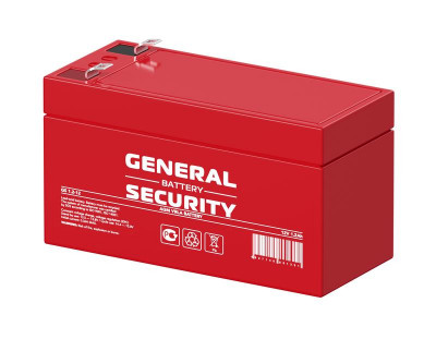 Аккумулятор 12В 1.2А.ч General Security GS1.2-12