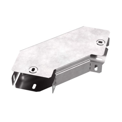 Угол для лотка горизонтальный 90град. 100х50 Стандарт с крышкой Промрукав PR16.0411