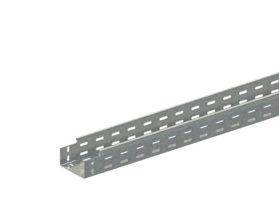 Лоток листовой замковый перфорированный 100х50 L3000 сталь 0.55мм ЛМс-ПЗМ ц УТ2.5 без соединителей СОЭМИ Н0122152302