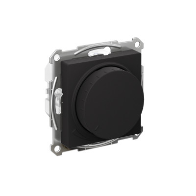 Светорегулятор поворотно-нажимной AtlasDesign 400Вт механизм карбон SE ATN001023