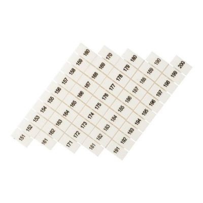 Маркеры для ST 1.5 с нумерацией 150-200 (уп.100шт) EKF zb-st-1.5-150-200
