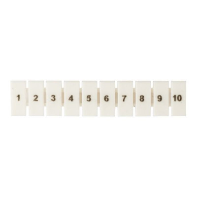 Маркеры для UT/ST/Push-in 4 с нумерацией 1-10 (уп.100шт) EKF zb-st-4-1-10