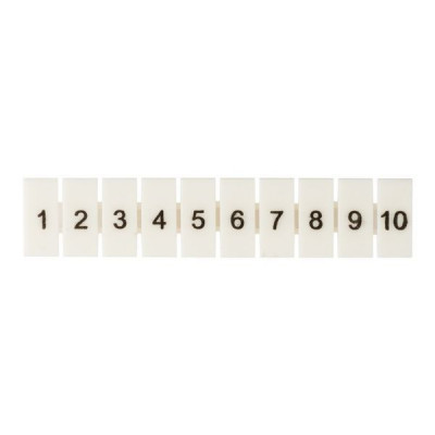 Маркеры для UT/ST/Push-in 6 с нумерацией 1-10 (уп.100шт) EKF zb-st-6-1-10
