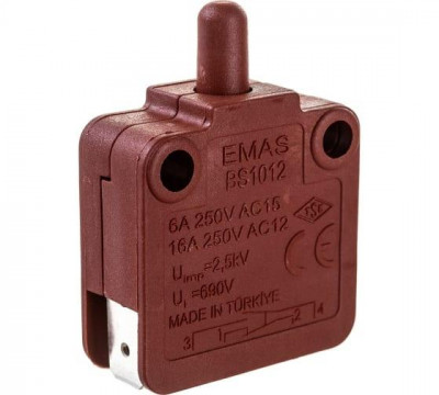 Выключатель-мини мгновенного действия (1НО+1НЗ) EMAS BS1012