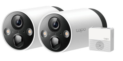 Система видеонаблюдения Tapo C420S2 из двух умных Wi-Fi камер и центра управления TP-Link 1922099