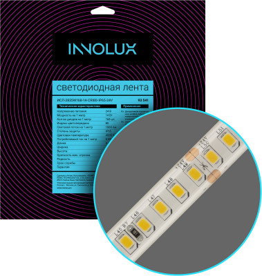 Лента светодиодная 93 541 СДЛ-2835W168-14-CRI80-IP65-24V (уп.5м) INNOLUX 93541