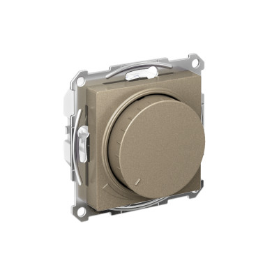 Светорегулятор поворотно-нажимной AtlasDesign 400Вт механизм шампань SE ATN000523