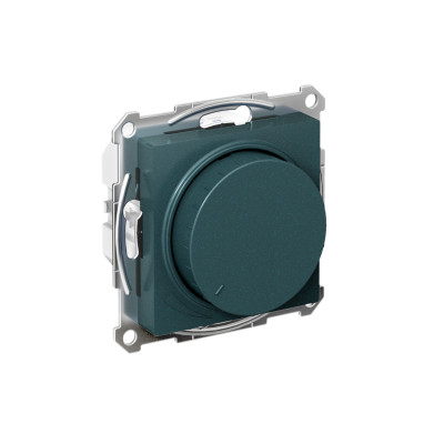 Светорегулятор поворотно-нажимной AtlasDesign 400Вт механизм изумруд SE ATN000823