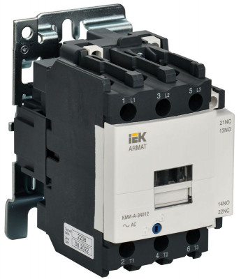 Контактор КМИ-А-34012 LC1D 40А кат. 110В AC 1НО+1НЗ AC-3 IEK AR-ACC-31-040-110-11