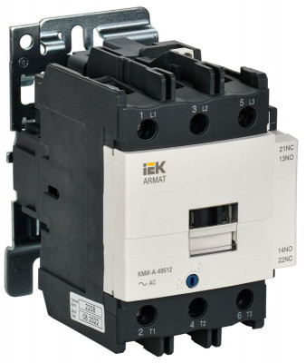 Контактор КМИ-А-49512 LC1D 95А кат. 48В AC 1НО+1НЗ AC-3 IEK AR-ACC-41-095-048-11