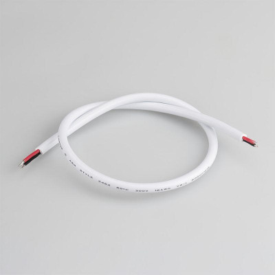 Провод питания ARL-MOONLIGHT-18AWG-2W-D6-CU-500 White закрытый 0.5м Arlight 025559