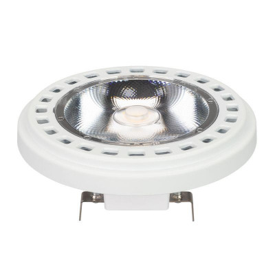 Лампа светодиодная AR111-UNIT-G53-15W- Day4000 WH 24 deg 12В метал. Arlight 026886