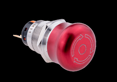 Кнопка грибовидная IP67 возврат поворотом 1NO+1NC MT67-M11 ОВЕН 107360