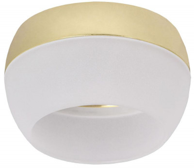 Светильник 4010 накладной потолочный под лампу GX53 золото IEK LT-UPB0-4010-GX53-1-K22