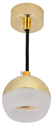 Светильник 4012 подвесной под лампу GX53 золото IEK LT-UCB0-4012-GX53-1-K22