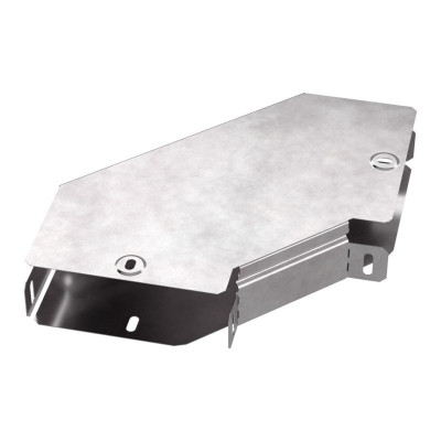 Угол для лотка горизонтальный 90град. 150х50 с крышкой Стандарт Промрукав PR16.0414