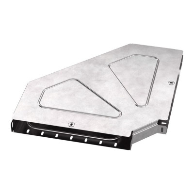 Угол для лотка горизонтальный 90град.400х50 с крышкой Стандарт Промрукав PR16.0622