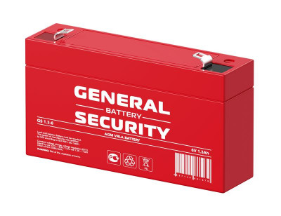 Аккумулятор 6В 1.3А.ч General Security GS1.3-6