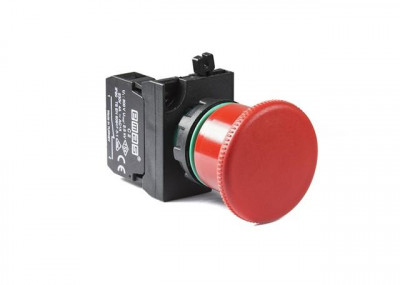 Кнопка аварийная Ф40мм возврат отжатием (1НЗ) (CP) EMAS CP200EC