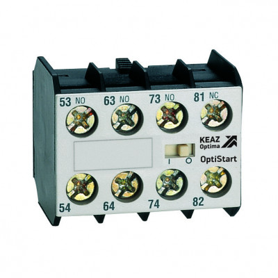 Блок контактный OptiStart K-MX-1004 фронтал. 4НЗ для мини-контакторов M КЭАЗ 335851
